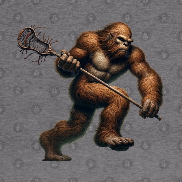 Sasquatch Lacrosse | Bigfoot Sports, Gifts for Lacrosse Players by blueduckstuff